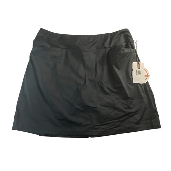 Tail White Label Pull on Golf/Tennis Skort Womens Size Medium Onyx (Black) NEW - Picture 1 of 2